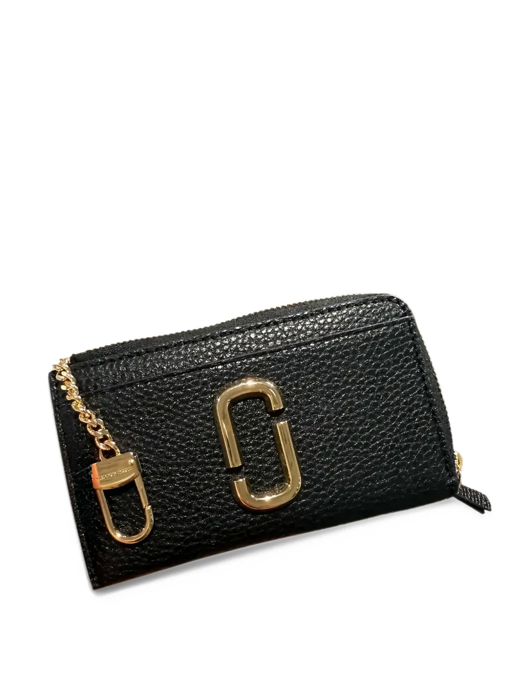 Marc Jacobs J Marc grained leather card holder - Nero