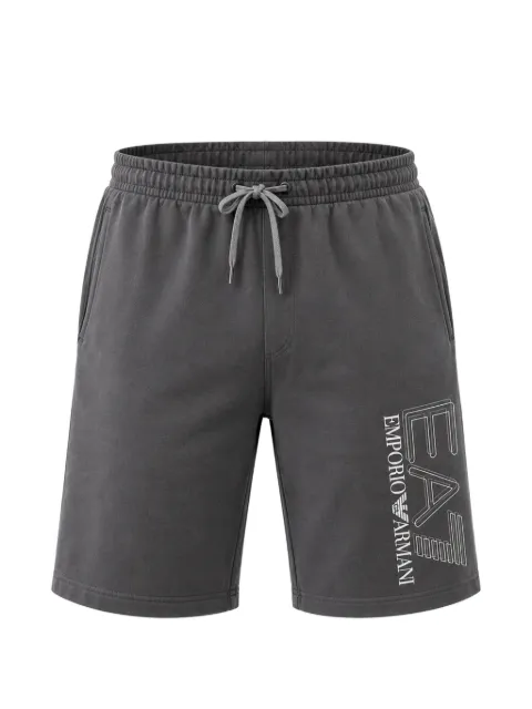 Ea7 Emporio Armani logo-print track shorts