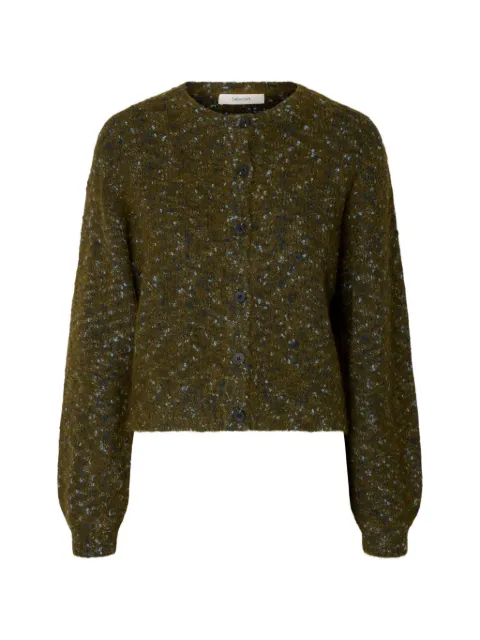 SELECTED button-fastening cardigan