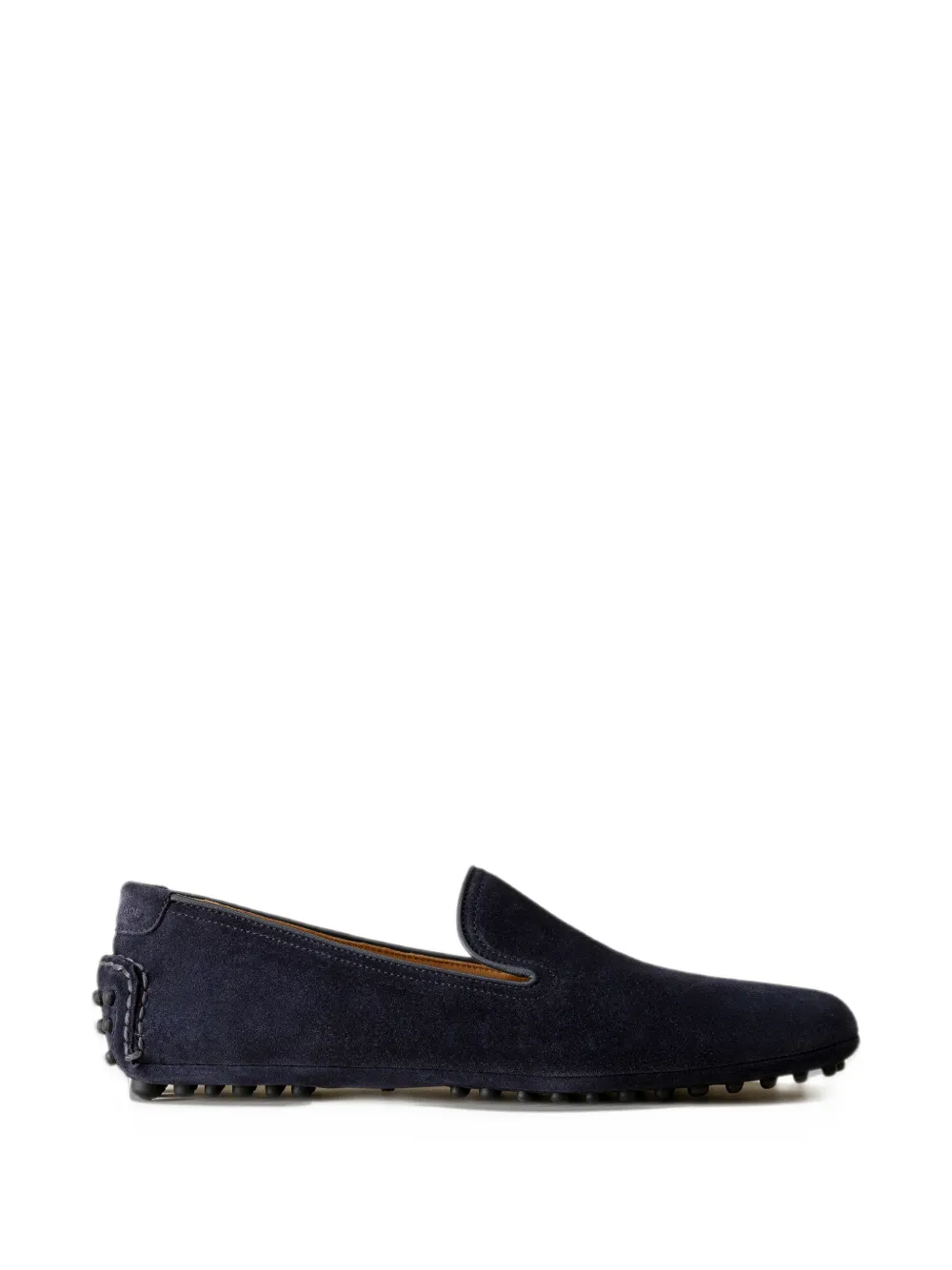 Car Shoe hand-stitched suede loafers - Blue