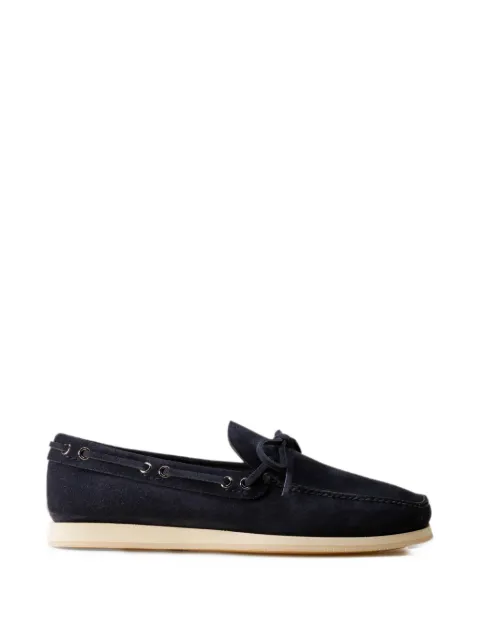 Car Shoe Reverse beaver-effect leather boat shoes