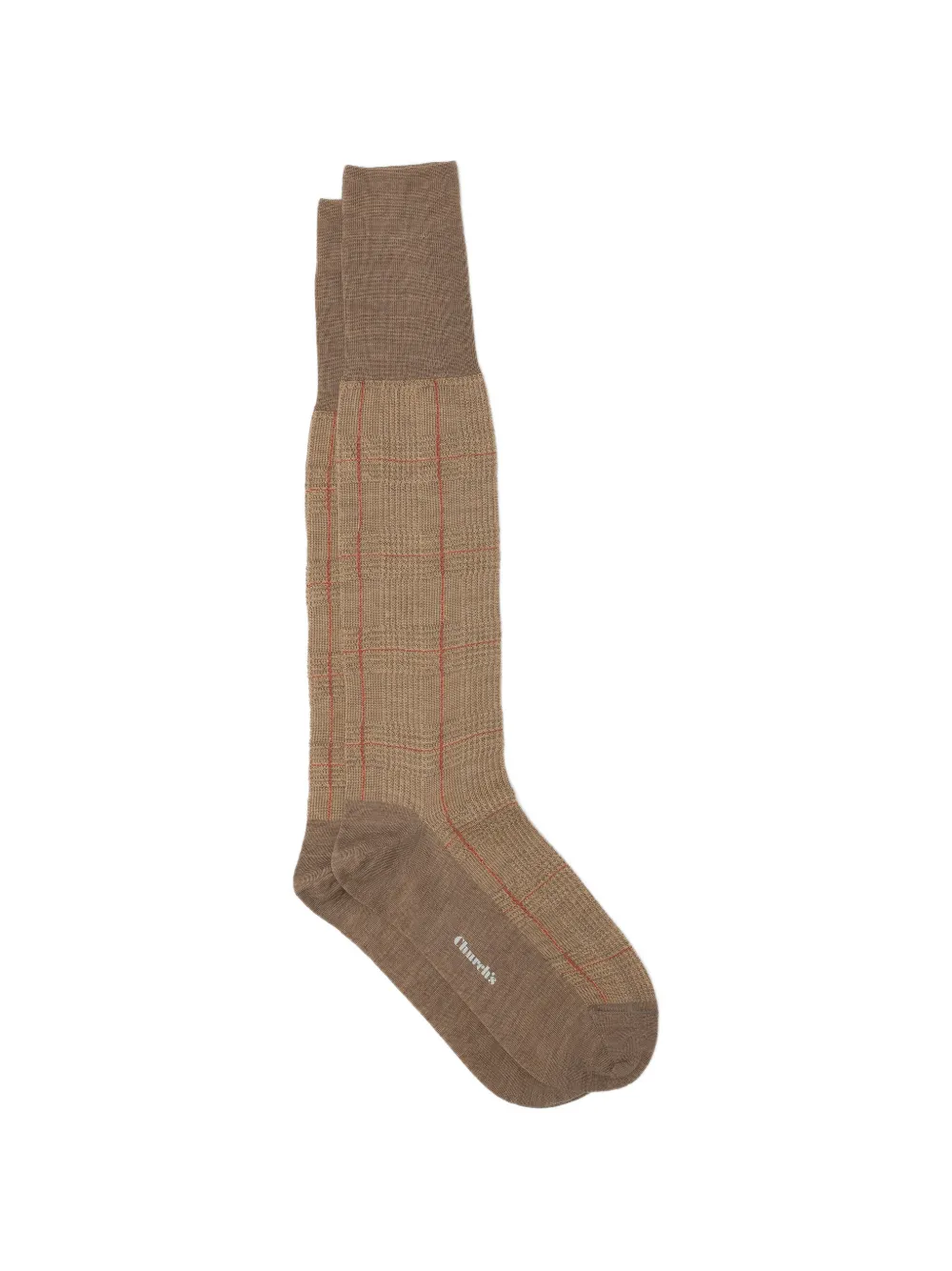 Church's prince of wales check socks - Toni neutri