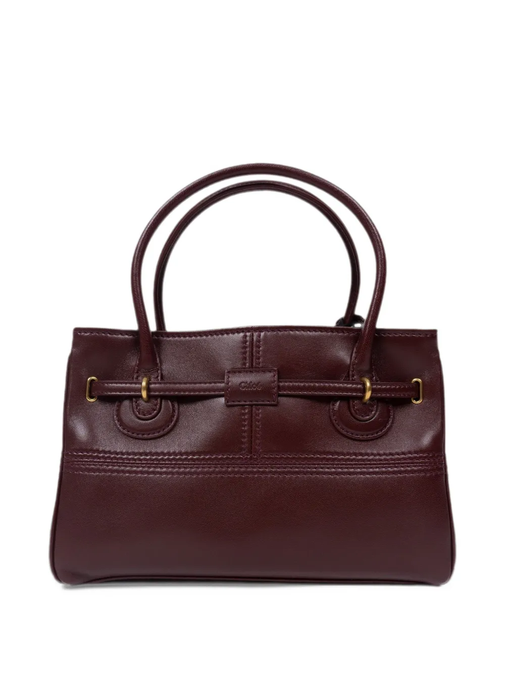 Chloé small Paddington Sling top handle bag in soft leather Rood