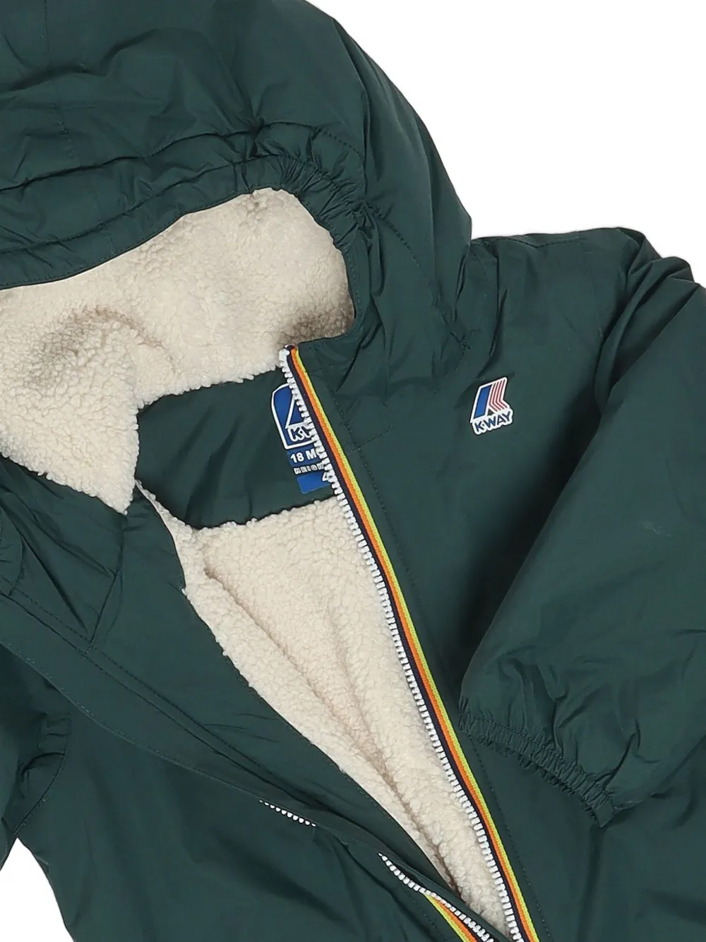 K Way Kids Le Vrai 4.0 Claudine jacket Groen