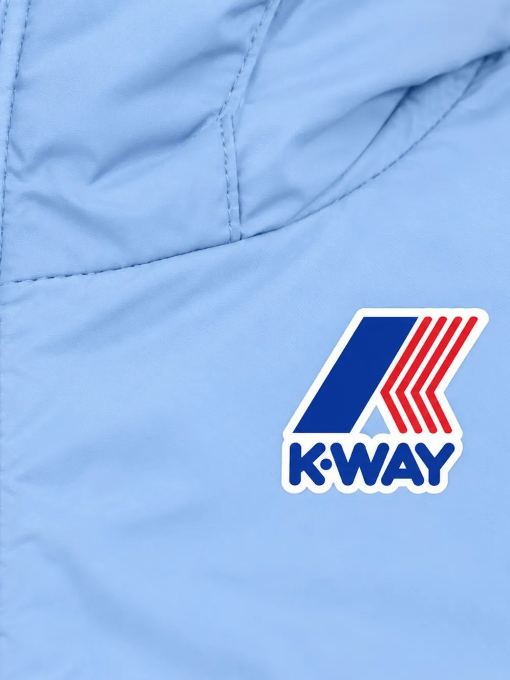 K Way Kids Le Vrai 4.0 Claude Orsetto jacket Blauw