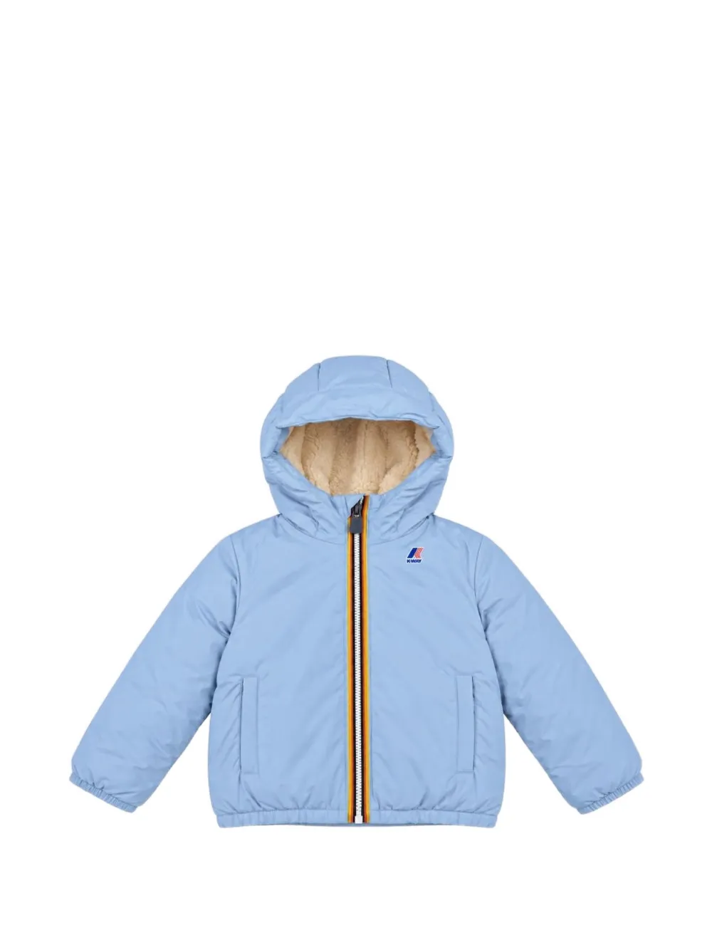 K Way Kids Le Vrai 4.0 Claude Orsetto jacket Blauw
