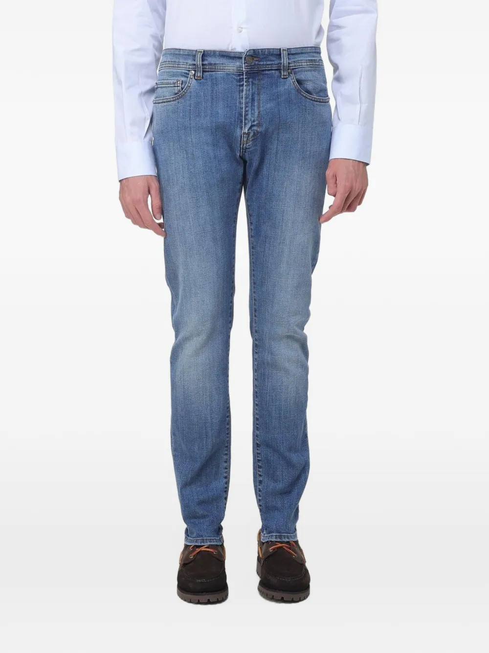 BROOKSFIELD stretch-cotton jeans - Blu