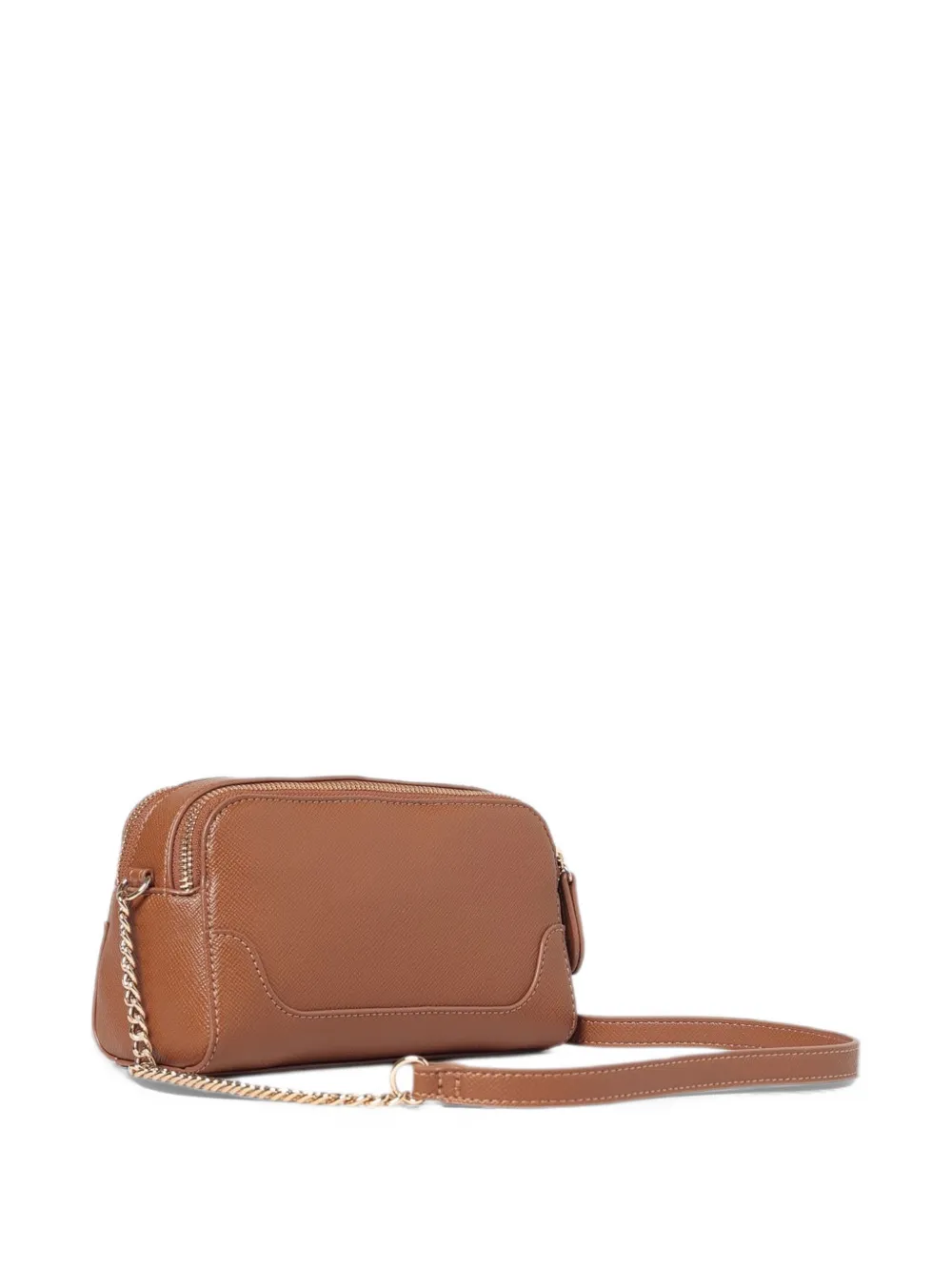 TWINSET logo-plaque saffiano-effect shoulder bag Bruin