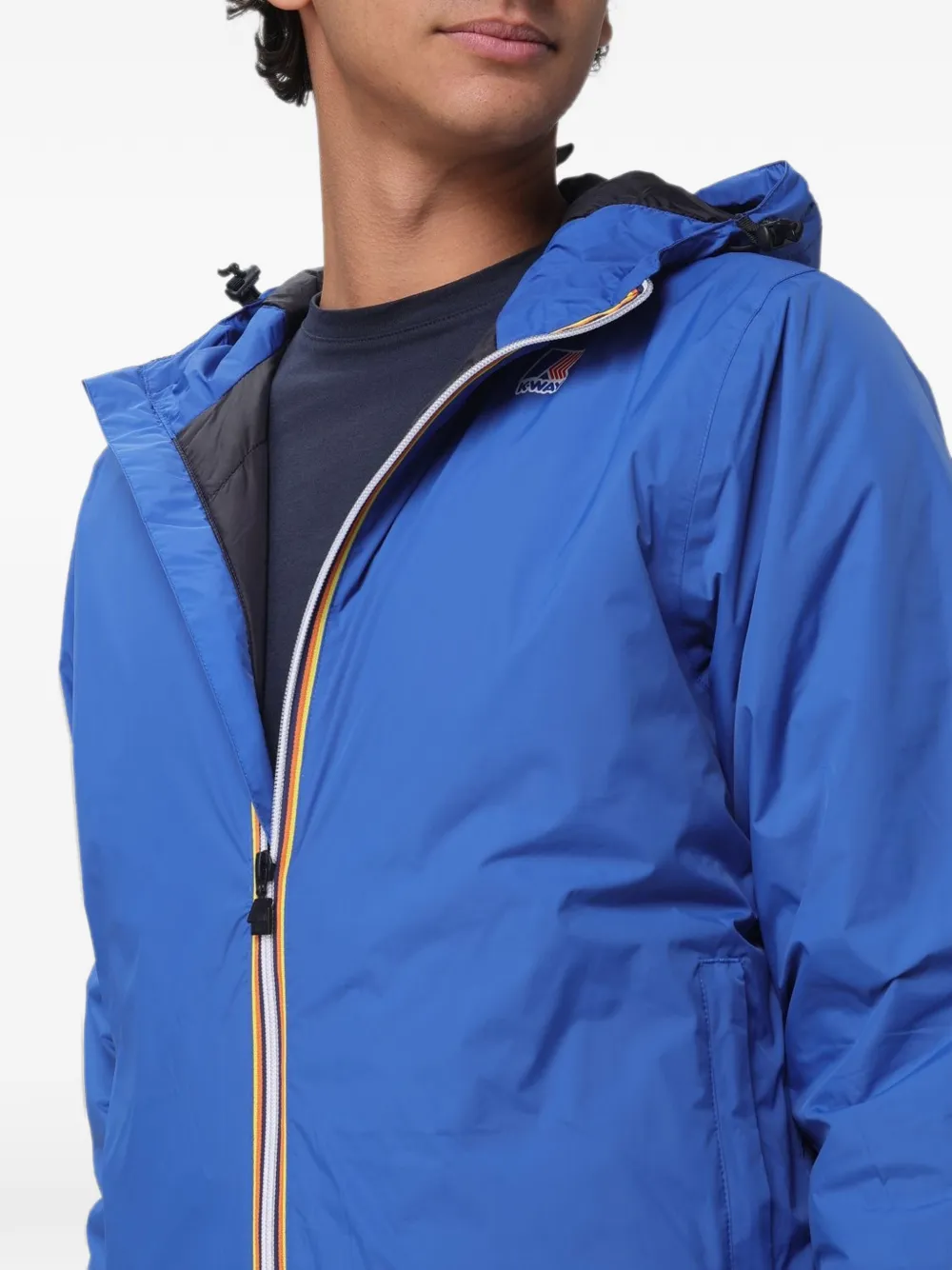 K-Way Le Vrai 4.0 Claude jacket Blauw