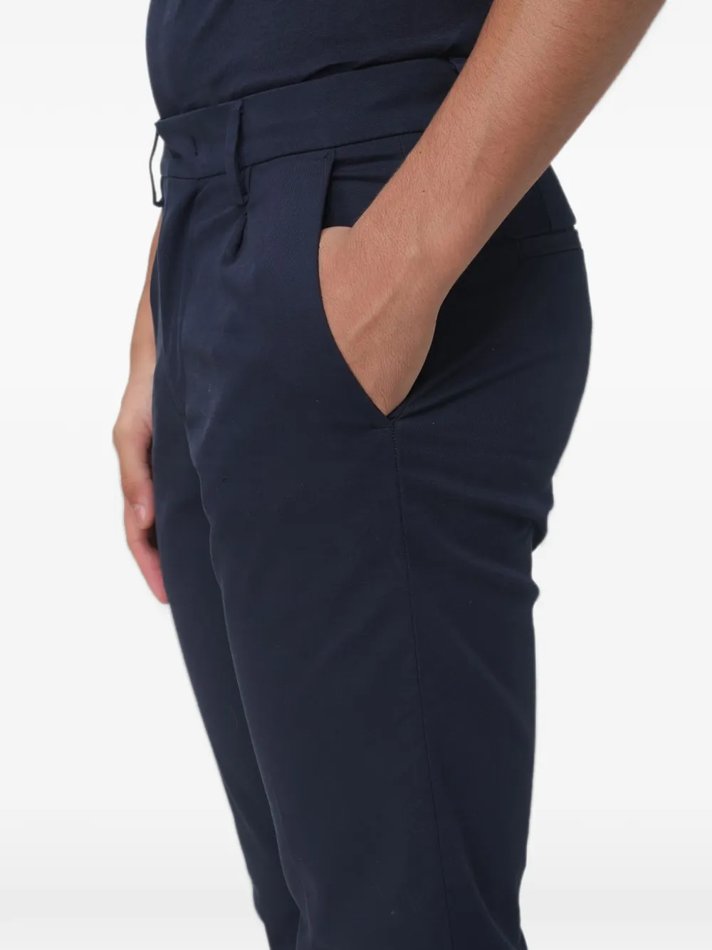 K-Way Ailton straight-leg trousers Blauw