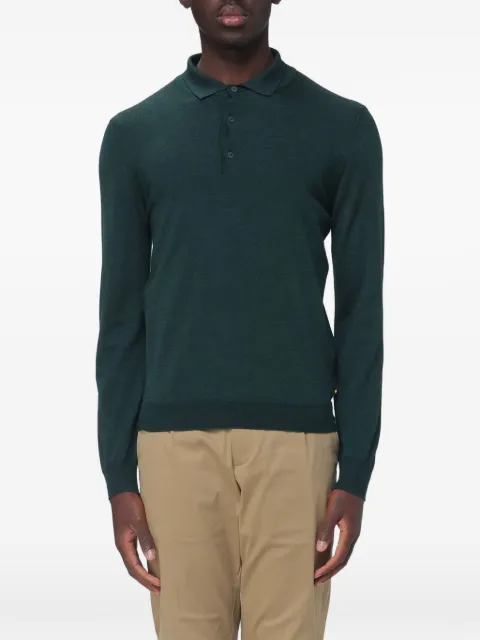 K-Way Rey Wool Silk polo-collar sweater