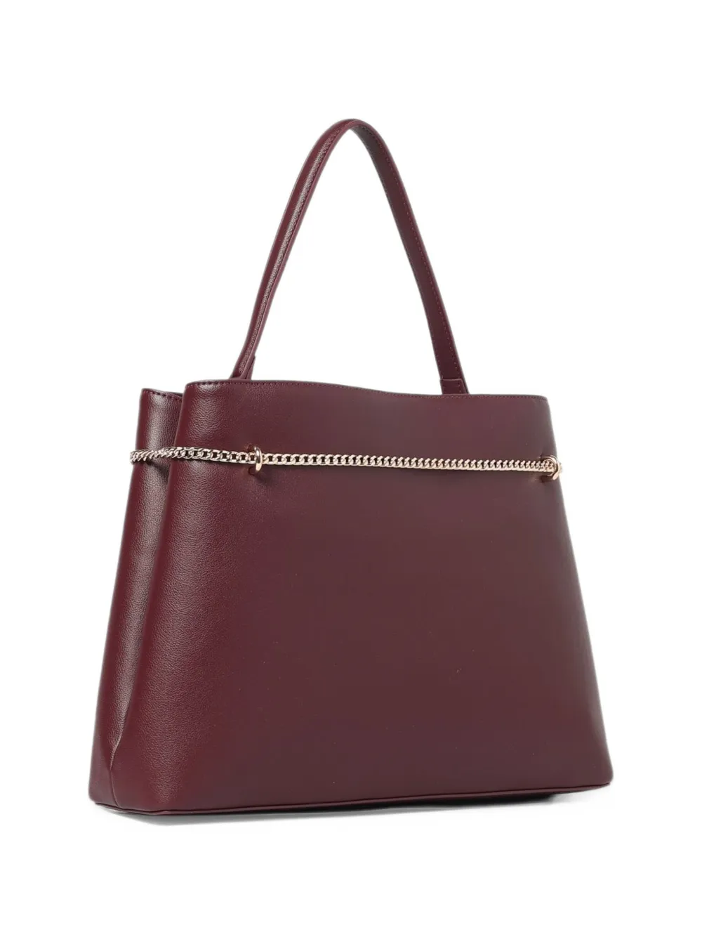 TWINSET chain-link flared shoulder bag Rood