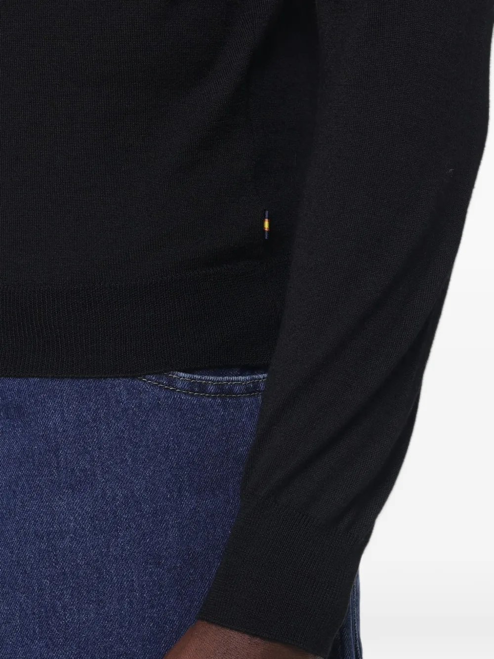 K-Way polo-collar sweater Zwart