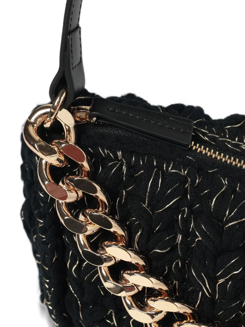 TWINSET crochet Liliane bag Zwart