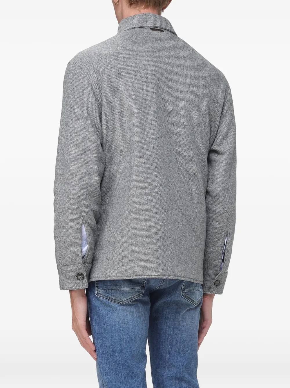 BROOKSFIELD Button-up shirtjack Grijs