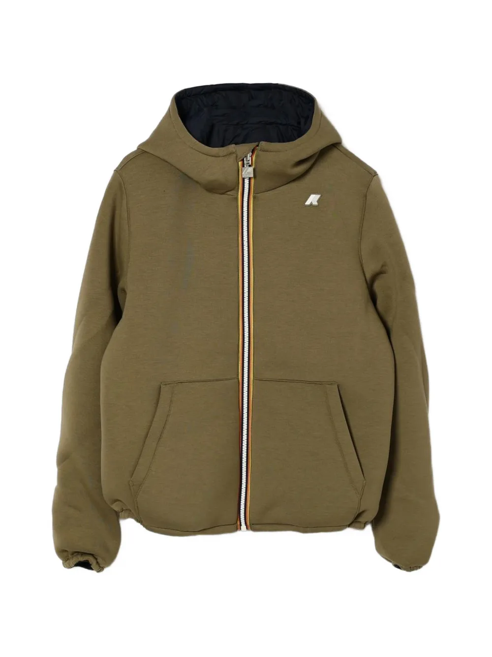 K Way Kids reversible hooded jacket Groen