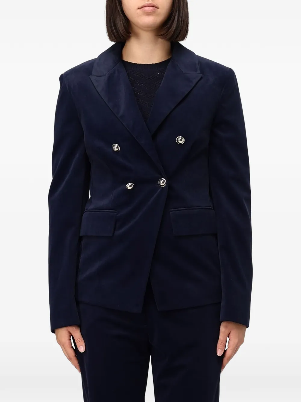 TWINSET velvet blazer - Blue