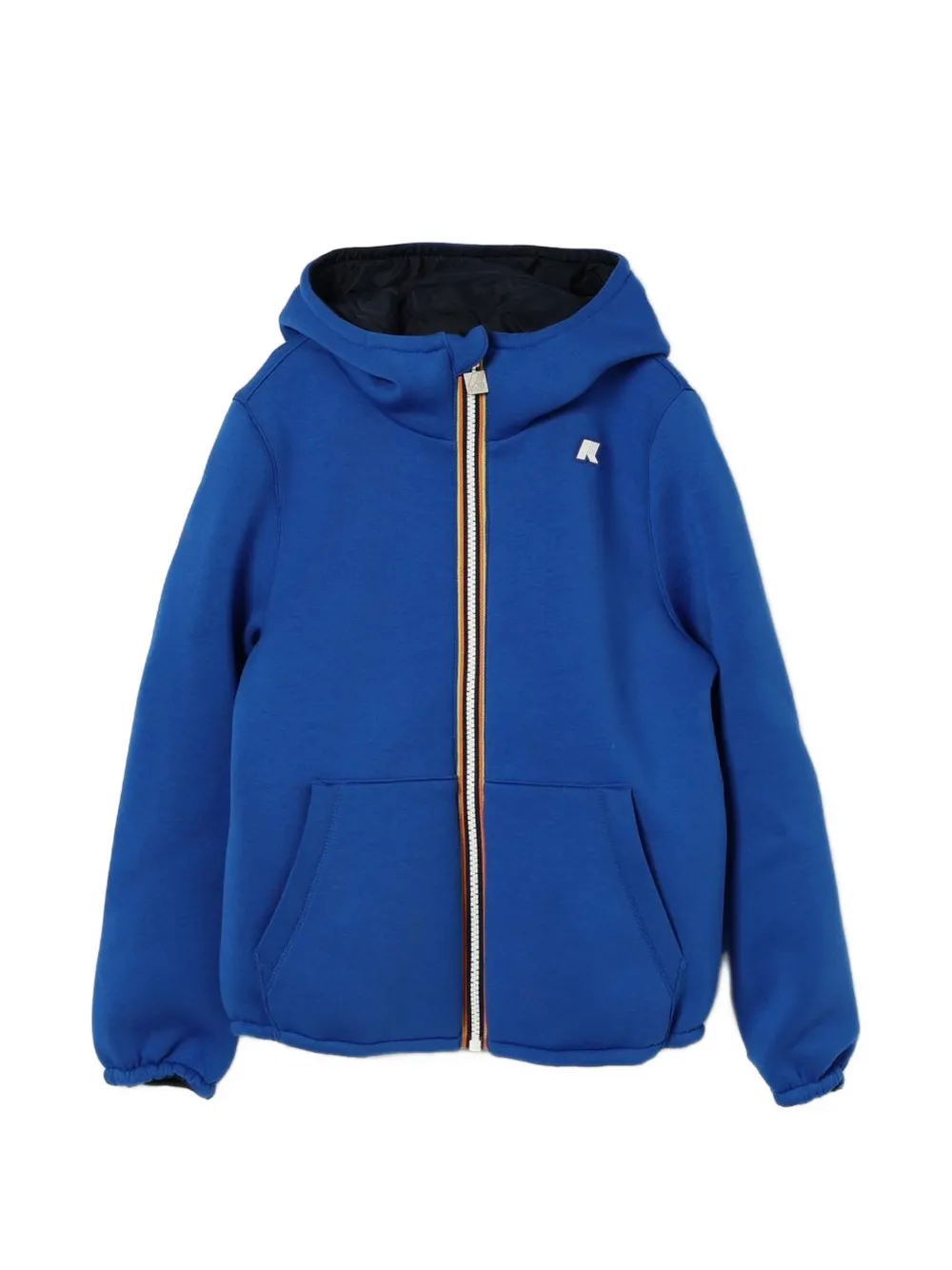 K Way Kids reversible hooded jacket - Blu
