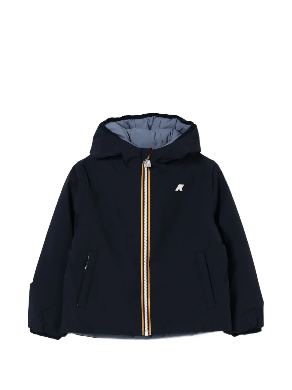 K Way Kids P. Jack reversible quilted jacket Blauw