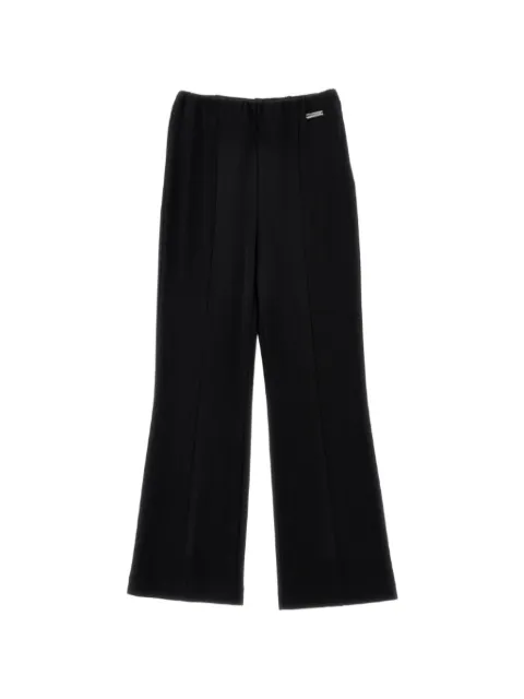 Monnalisa logo-plaque flared trousers