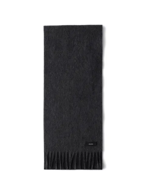 Prada solid cashmere scarf