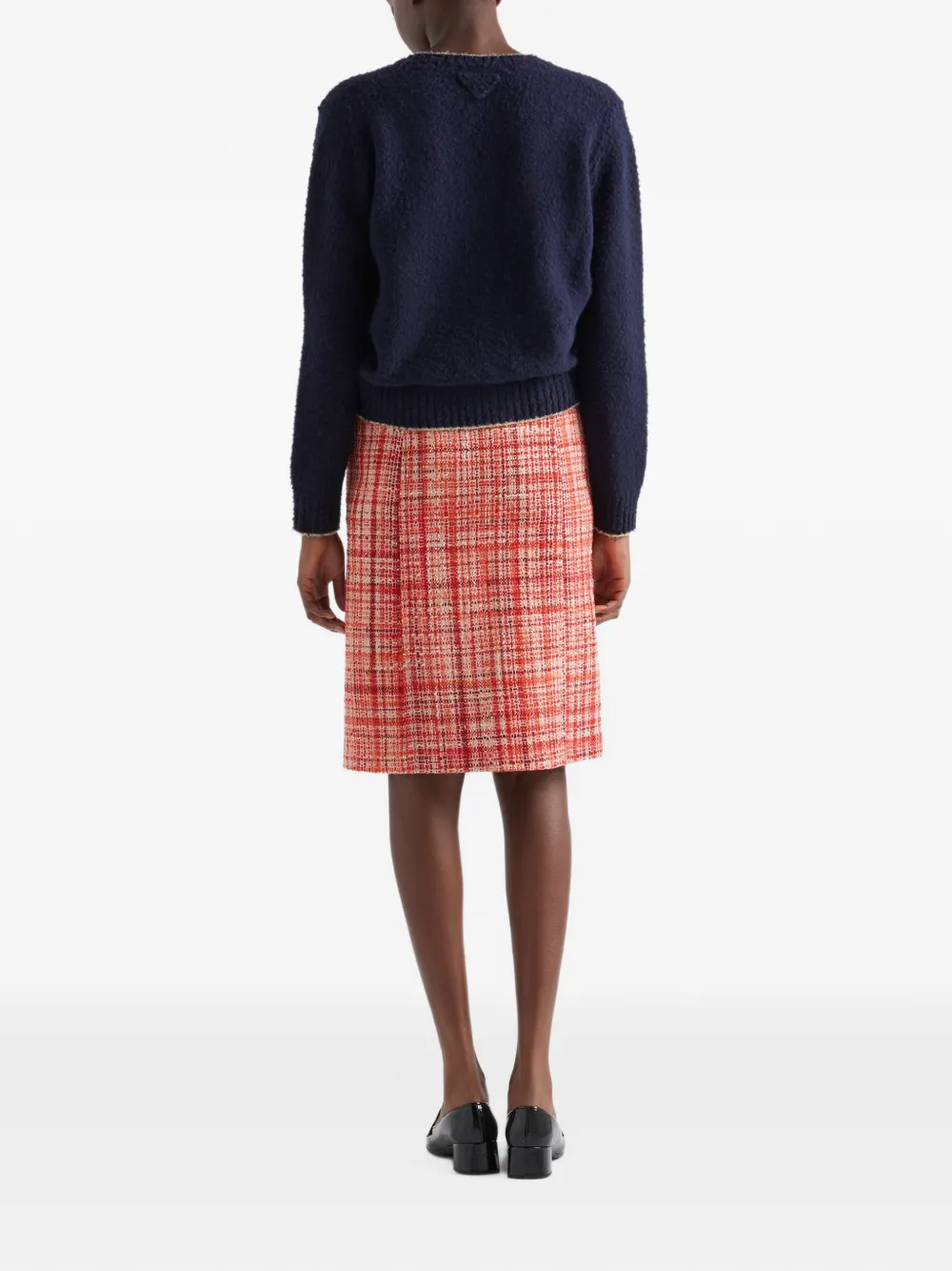 Prada wool V-neck sweater Blauw