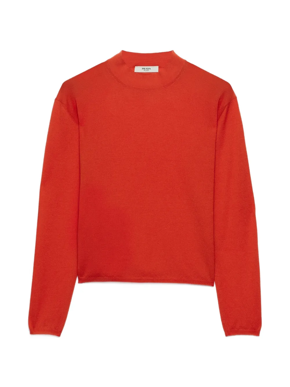 Prada cashmere crew-neck sweater Rood