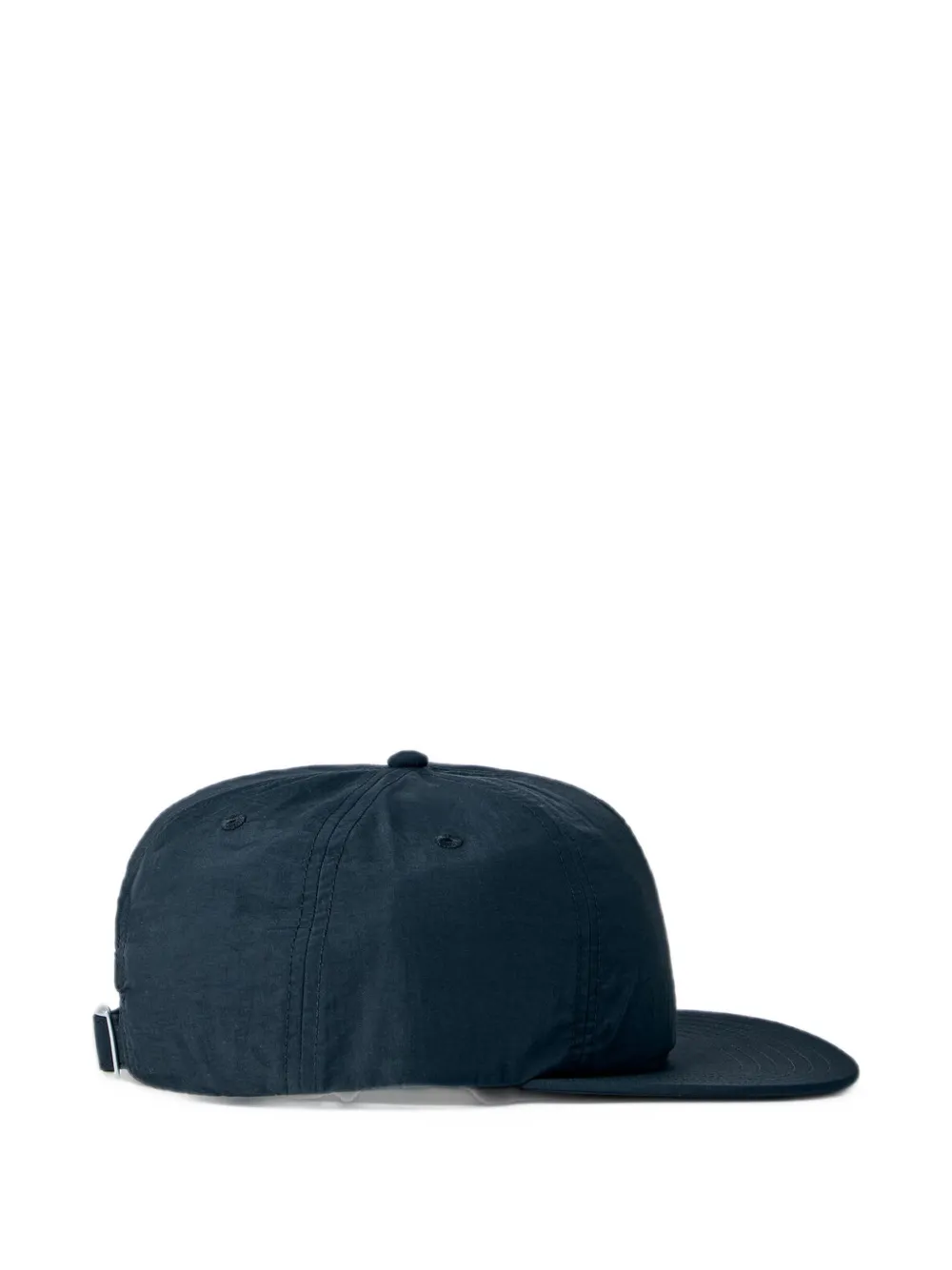 District Vision logo-embroidered panelled cap Blauw