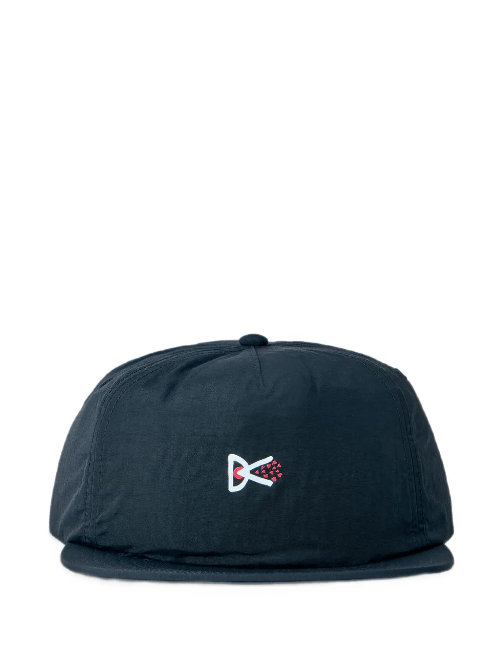 District Vision logo-embroidered panelled cap Blauw