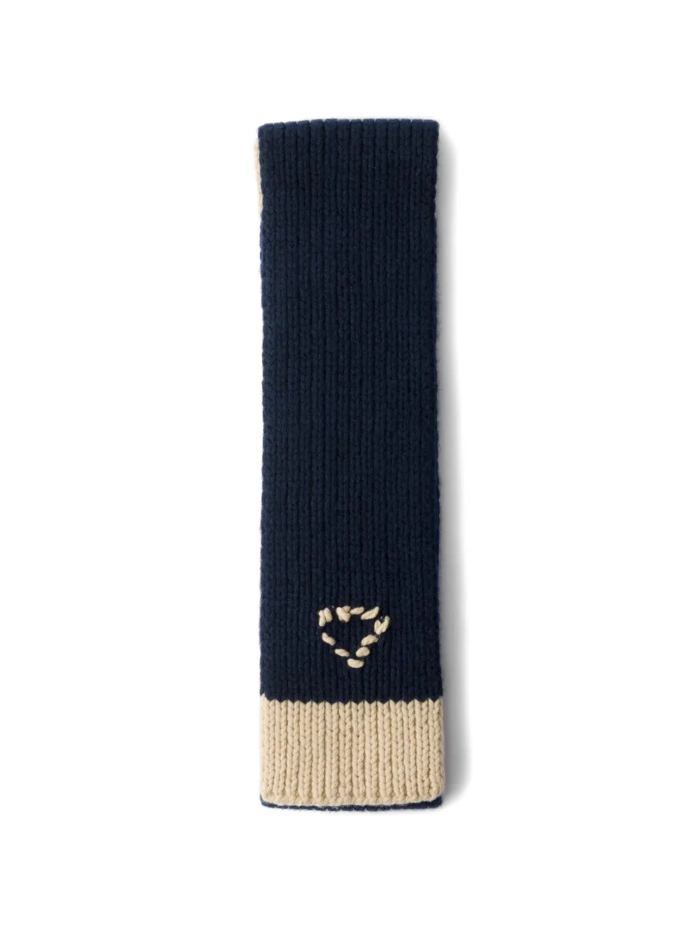 Prada wool and cashmere scarf Blauw