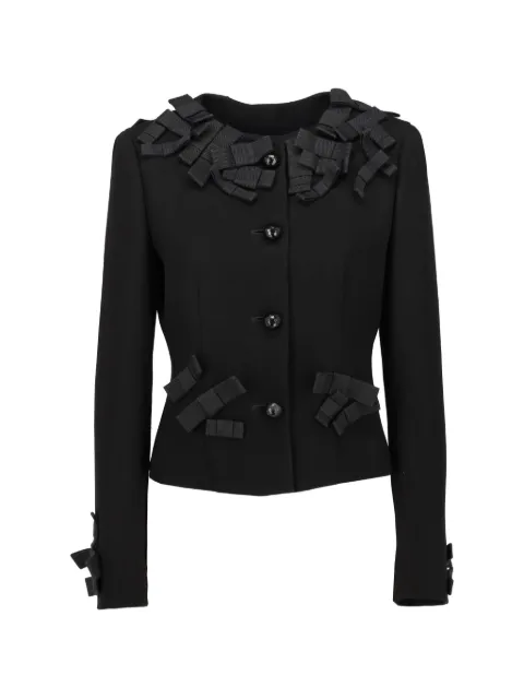 Moschino Cheap & Chic veste à détail de nœud