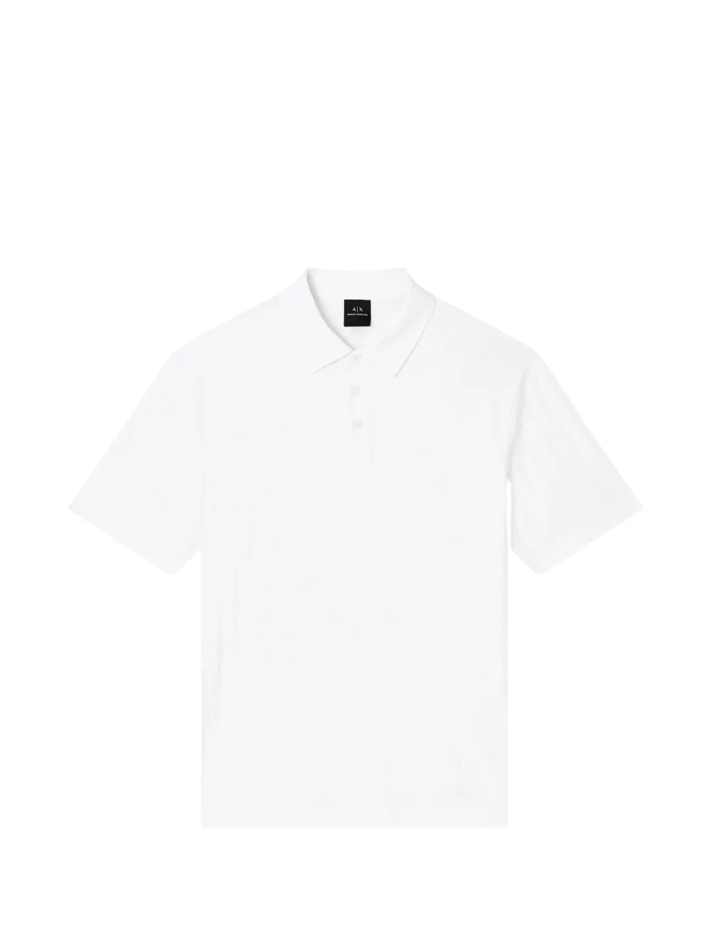 Armani Exchange textured polo shirt - Bianco