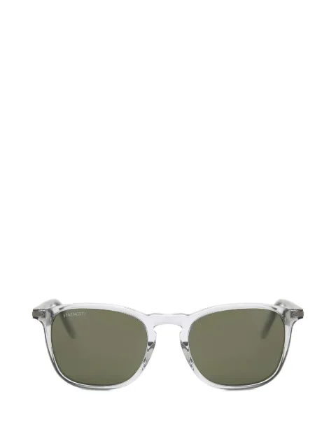 Serengeti Eyewear Delio translucent square-frame sunglasses