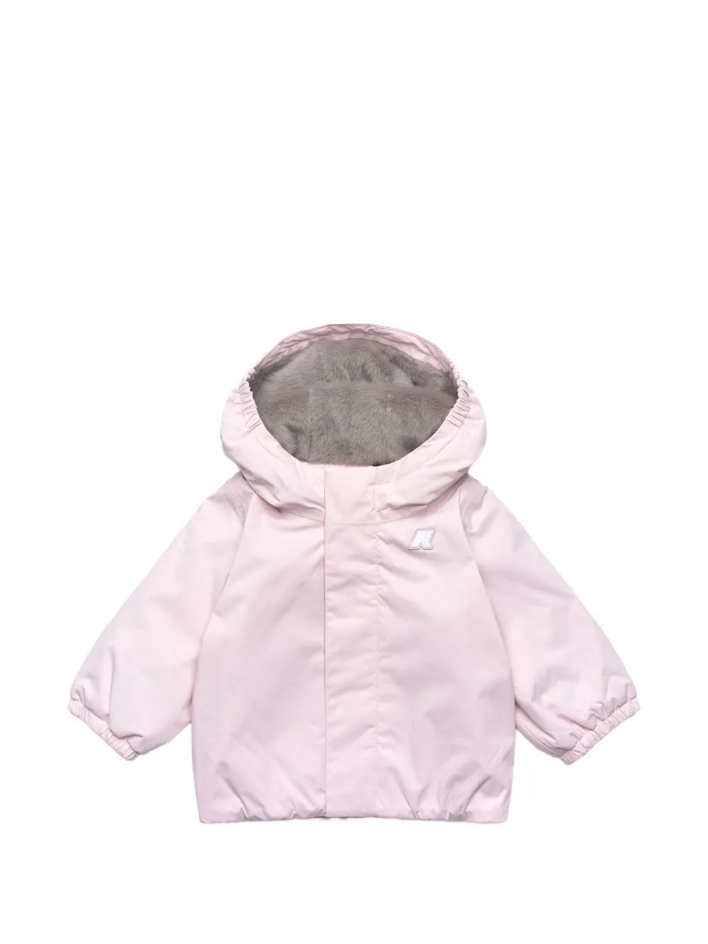 K Way Kids E. Jack padded hooded jacket Roze