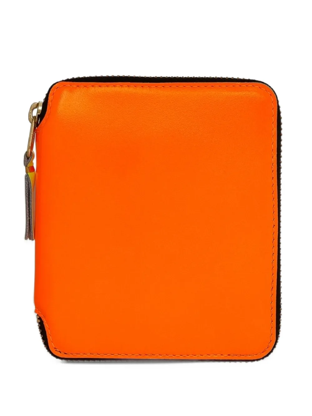 Comme Des Garçons Wallet Super Fluo leather wallet Oranje