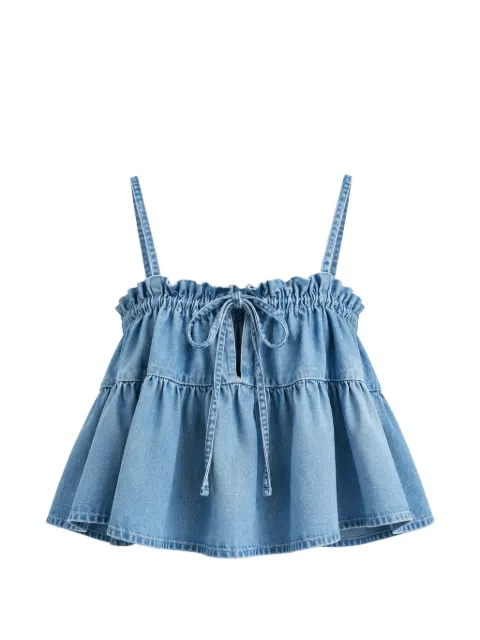 One Teaspoon Cascade ruffled tiered top