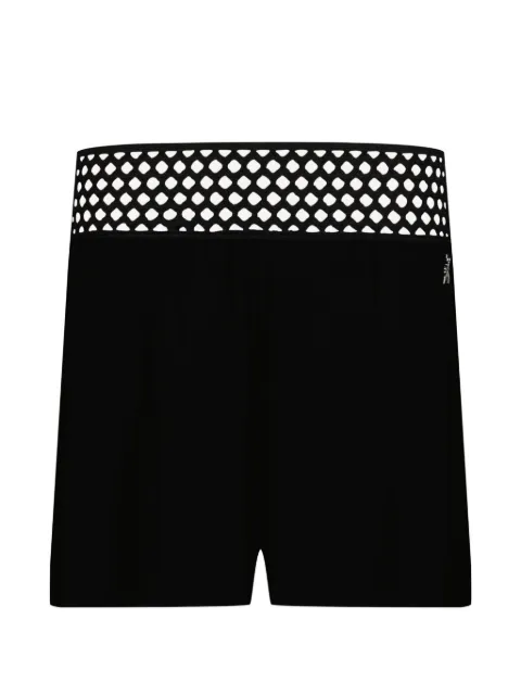 Patrizia Pepe girl perforated-waistband shorts