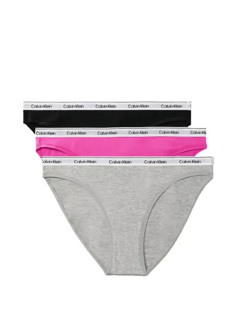 Calvin Klein Underwear Iconic logo-waistband briefs (set of three)