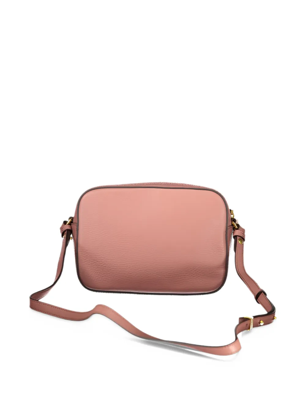 Coccinelle zip-fastening leather shoulder bag Roze