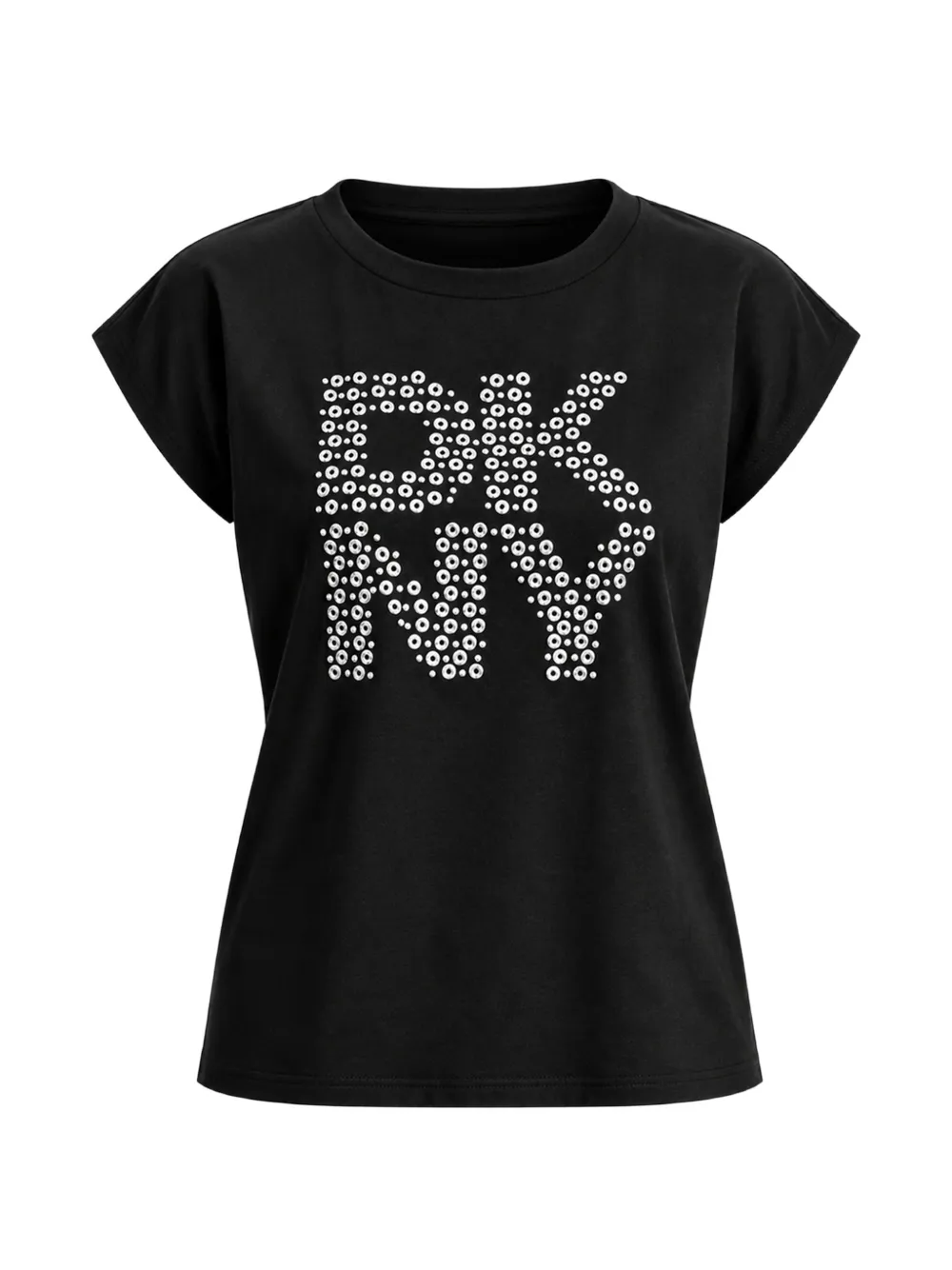DKNY logo-print short-sleeve T-shirt Zwart