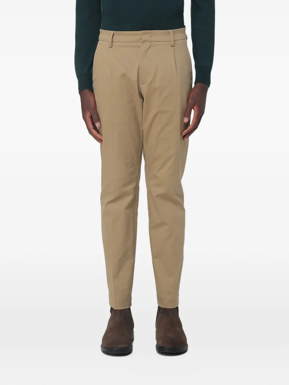 K-Way Ailton straight-leg trousers - Toni neutri