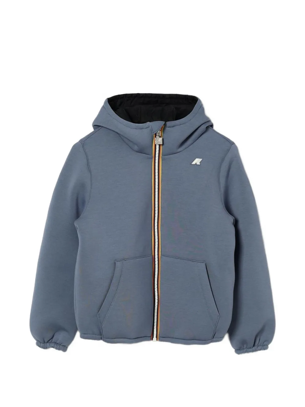 K Way Kids reversible hooded jacket Blauw