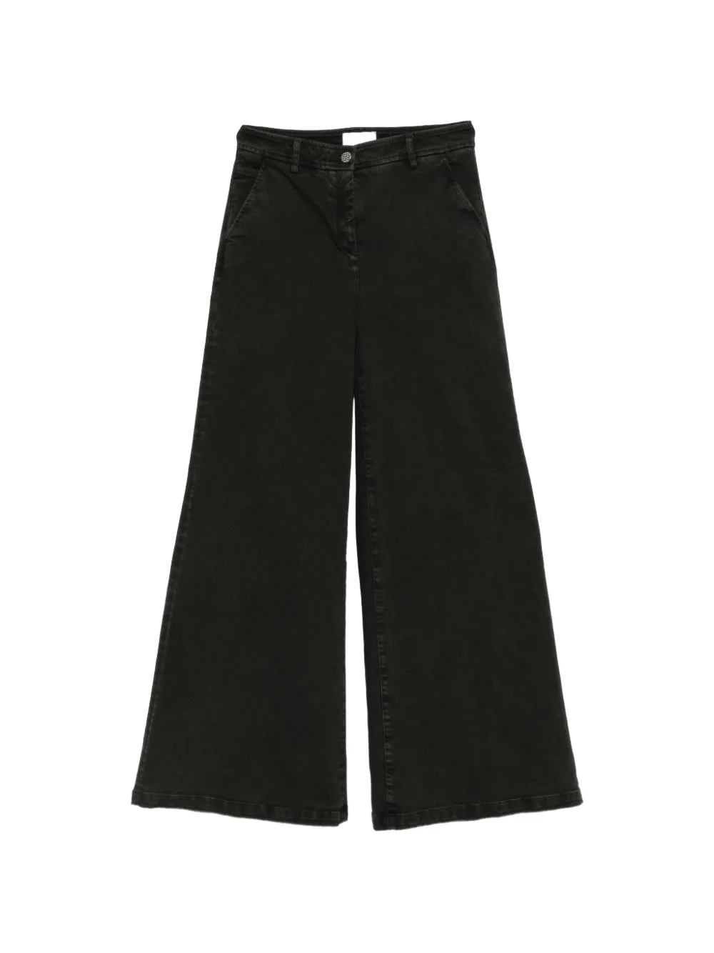 Via Masini 80 wide-leg jeans - Nero