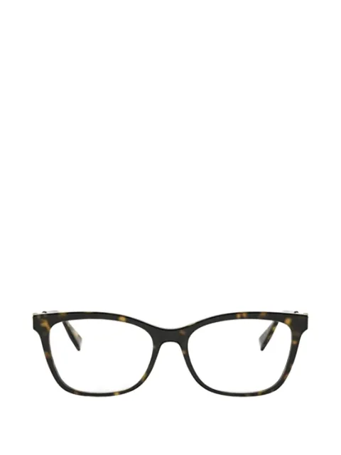 Bvlgari tortoiseshell-effect square-frame glasses