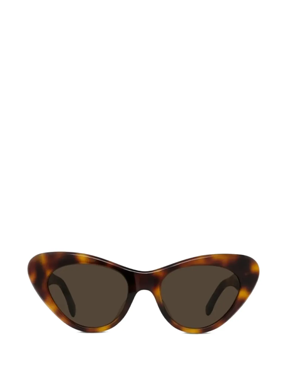 Givenchy Eyewear Zonnebril met cat-eye-montuur en schildpad-effect Bruin