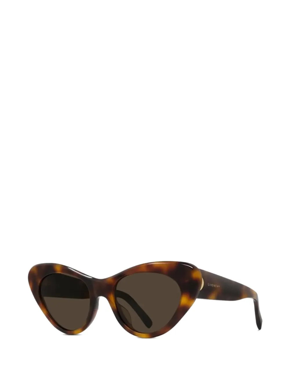 Givenchy Eyewear Zonnebril met cat-eye-montuur en schildpad-effect Bruin