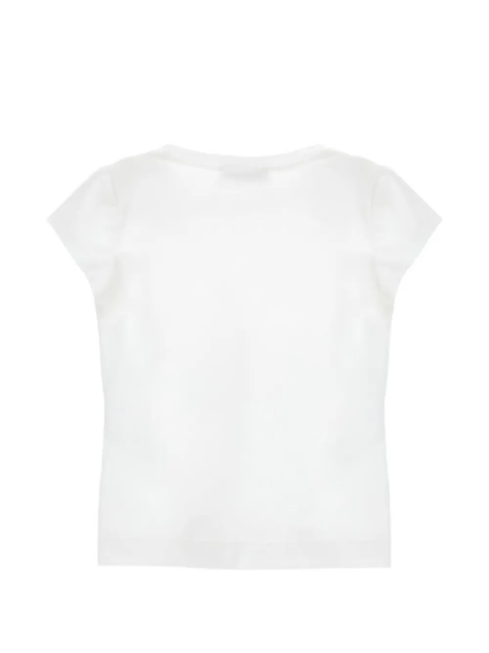 Monnalisa butterfly-print T-shirt Wit