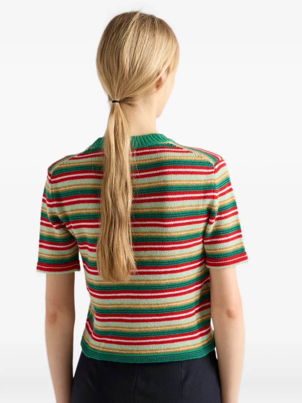 Prada cashmere crew-neck sweater Groen