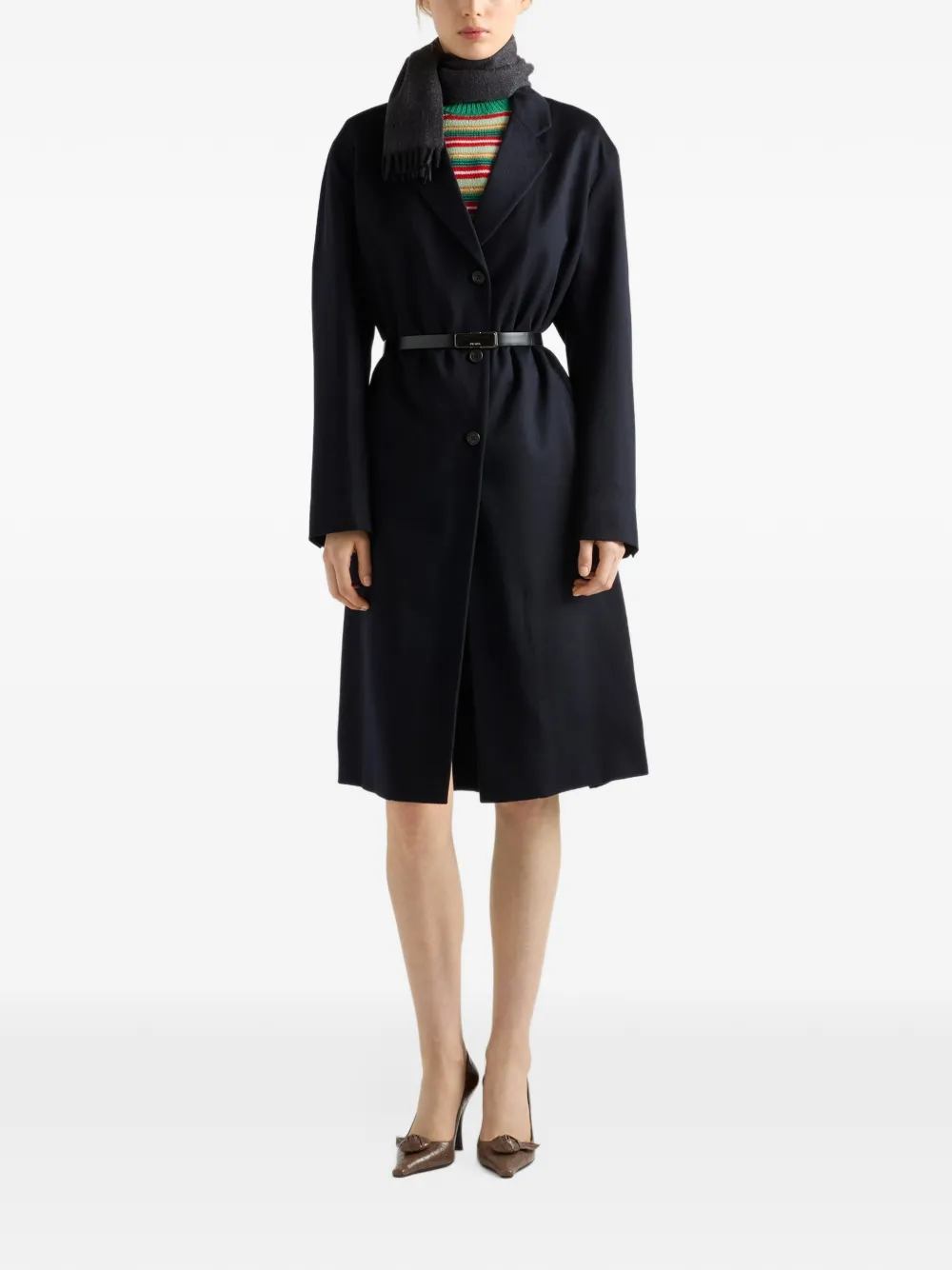 Prada cashmere crew-neck sweater Groen