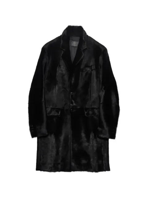 Prada leather coat